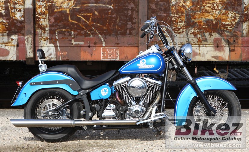 Big Headbanger foxy lady picture and wallpaper from Bikez.com